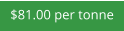 $81.00 per tonne